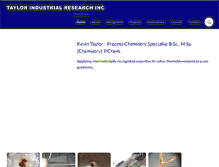 Tablet Screenshot of industrialresearch.ca